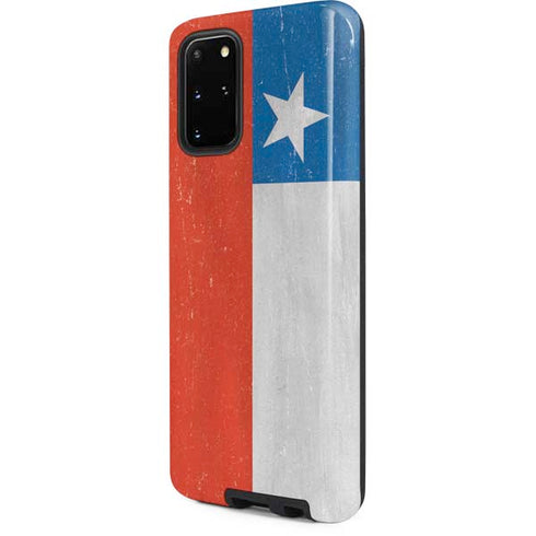 Chile Flag Distressed Galaxy S20 Plus Pro Case